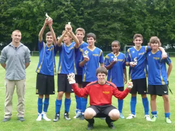 Mannschaftstraining Fußballjugend